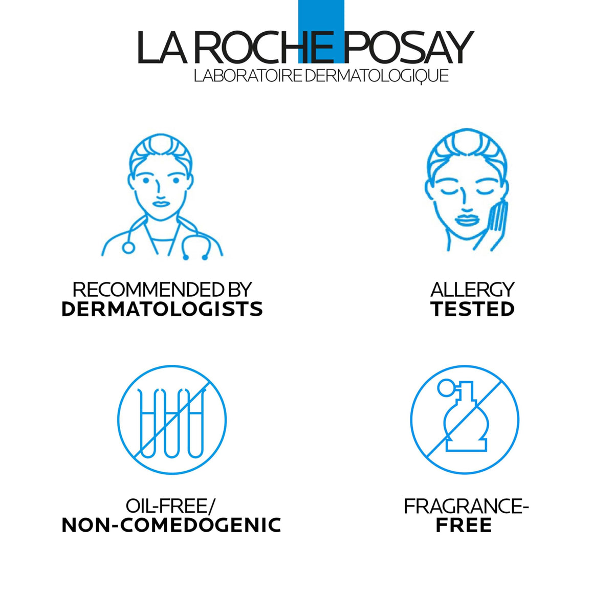 La Roche-Posay Toleriane Crème Hydratante produit sur un fond neutre
