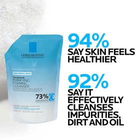La Roche-Posay Toleriane Gel Nettoyant Moussant 431g arrière avec ingrédients