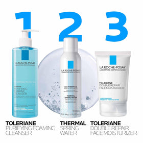 La Roche-Posay Toleriane Gel Nettoyant Moussant 431g en situation de bain