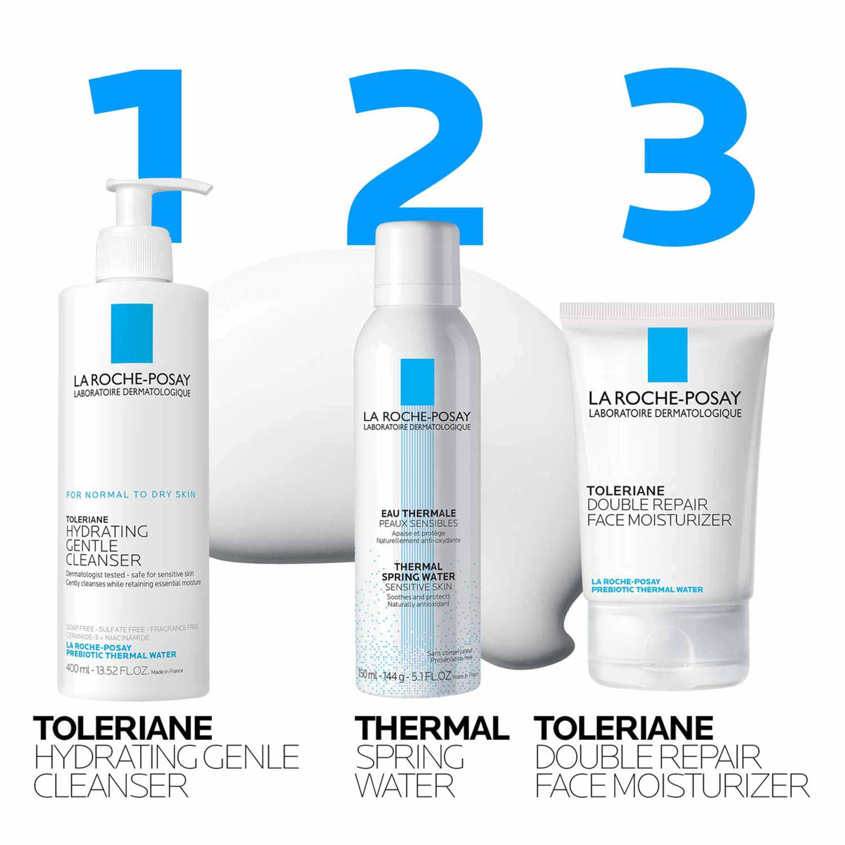 La Roche-Posay Toleriane Nettoyant Hydratant Doux 422g avec ingrédients
