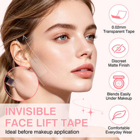 LadPemo Ruban Liftant Invisible sur peau, avant maquillage