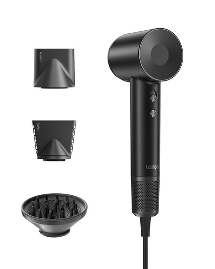 Laifen sèche-cheveux professionnel noir vue de face
