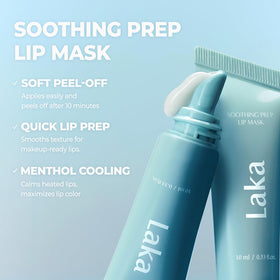 Laka Masque à Lèvres Exfoliant Peeling utilisation avant maquillage