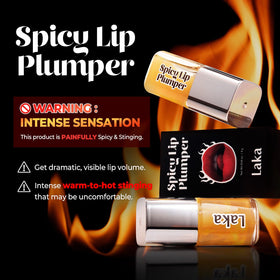 Laka Spicy Lip Plumper 0,14oz sur fond blanc