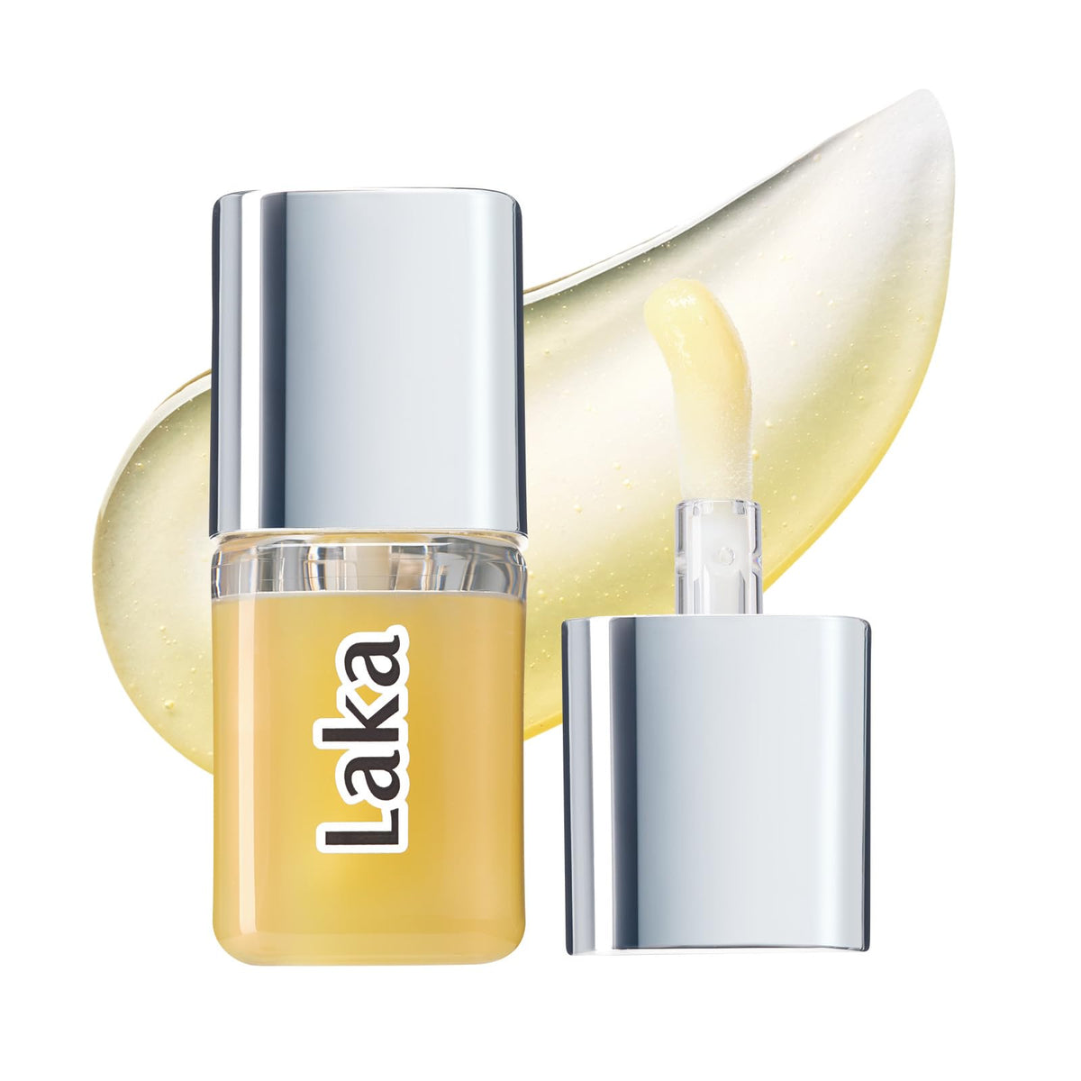 Laka Spicy Lip Plumper 0,14oz vue avant avec brillance