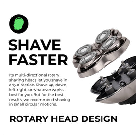 Lame de remplacement Skull Shaver Carver PRO 4 sur rasoir Pitbull
