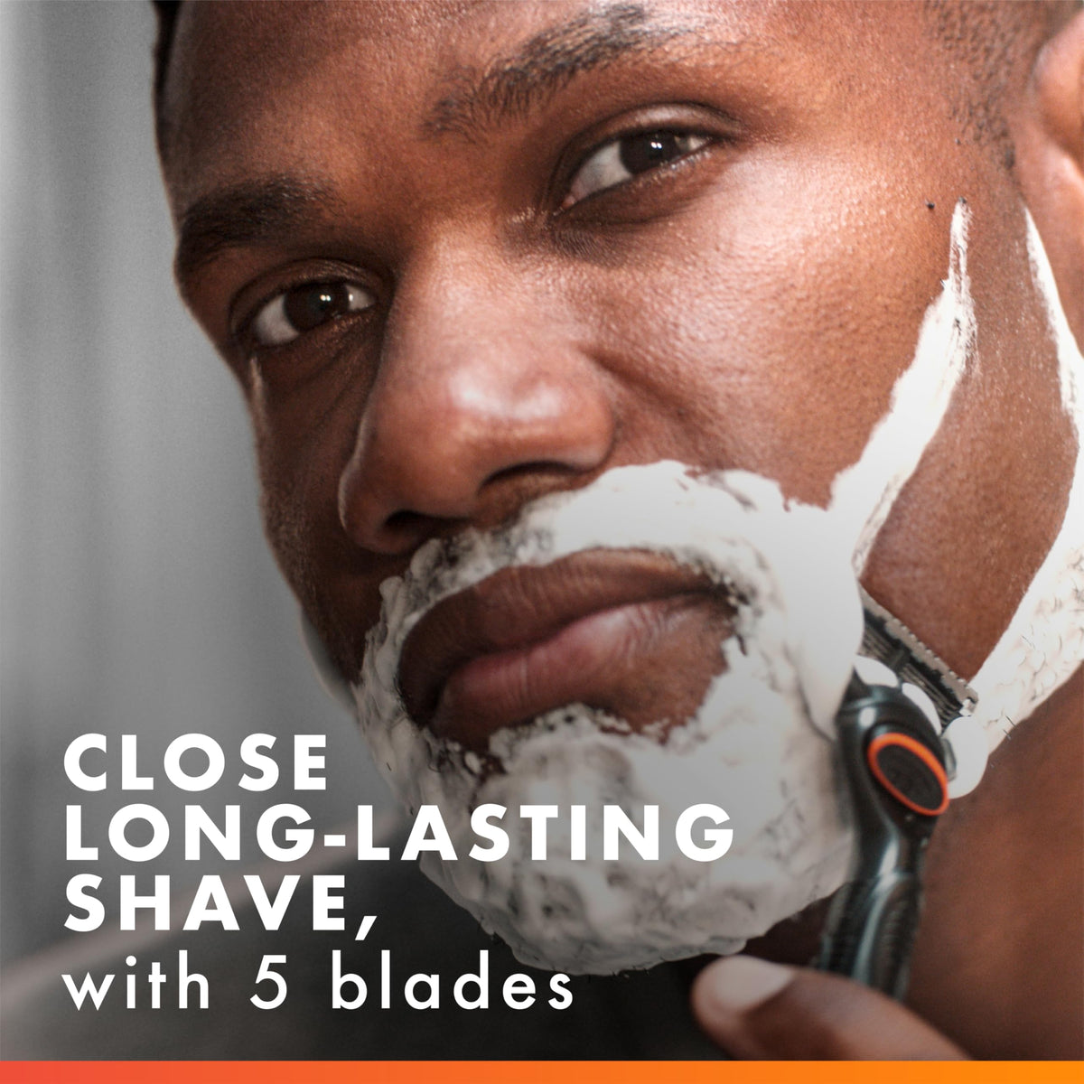 Lame Gillette Fusion5 avec strip de lubrification