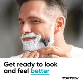 Lames ultra tranchantes du rasoir Toptech
