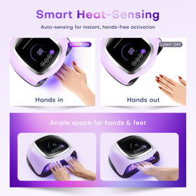 Lampe à ongles Gugusure avec accessoires de manucure