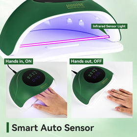 Lampe à ongles JODSONE UV LED en utilisation avec des mains