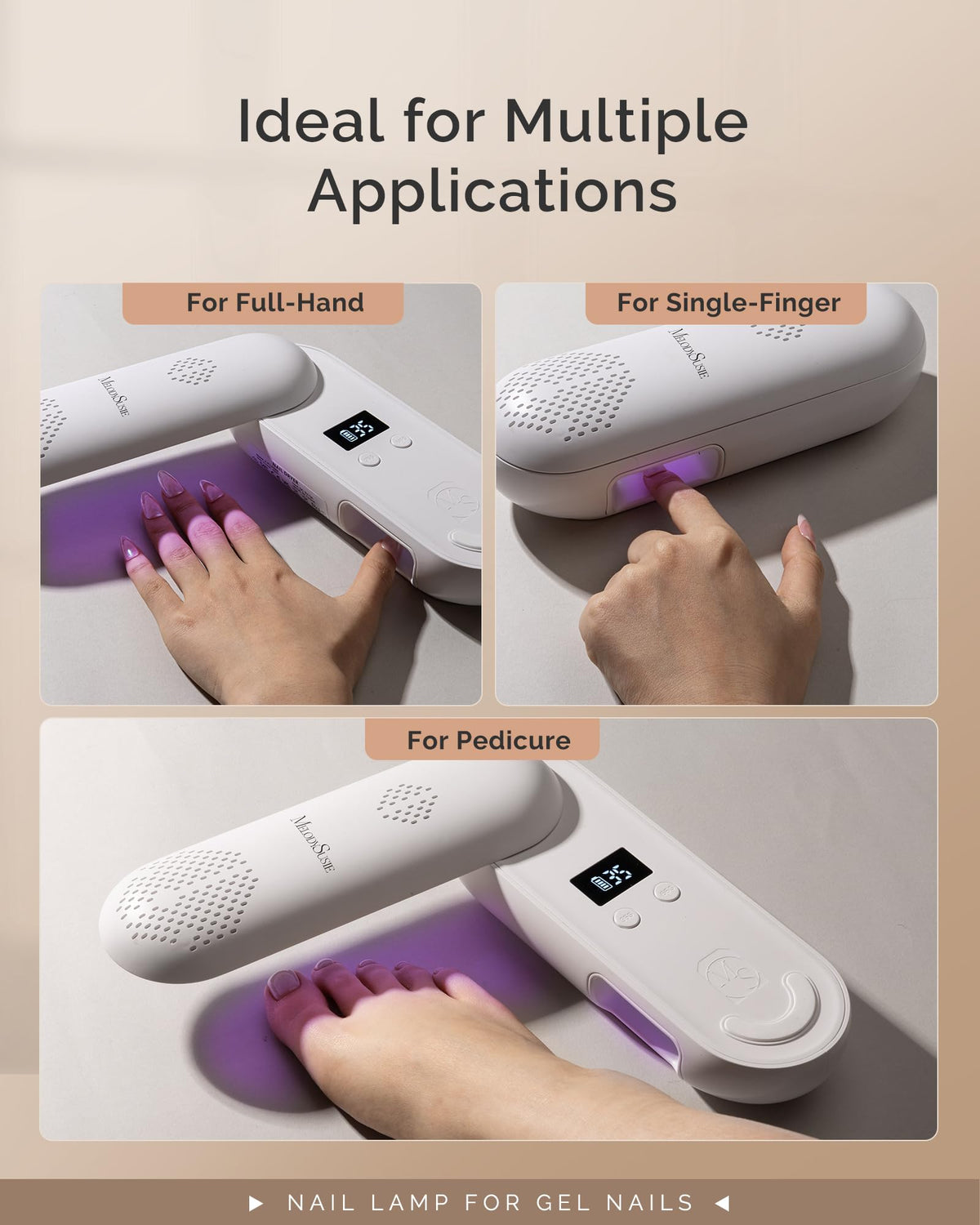 Lampe à ongles MelodySusie P-Plus20F en action