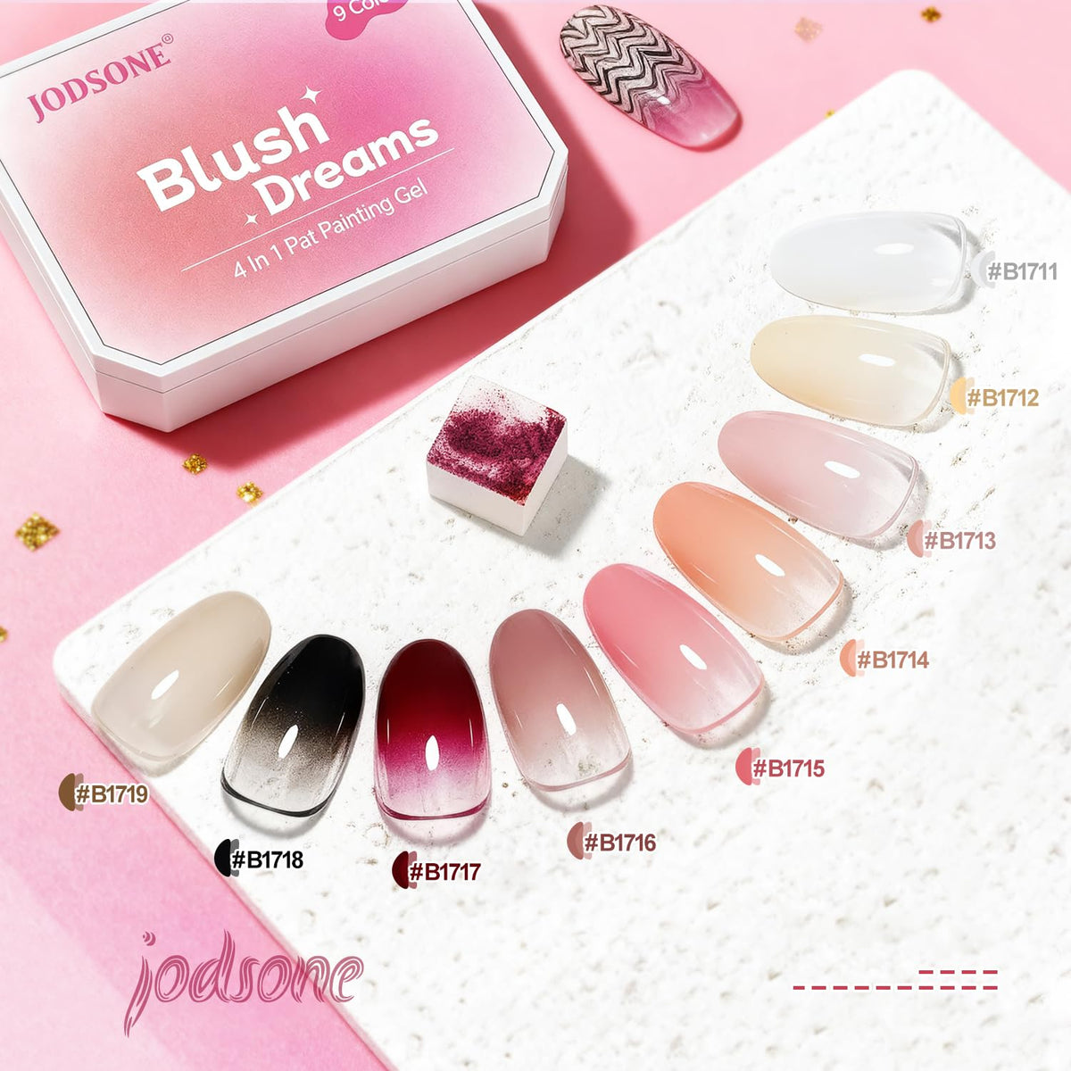 Lampe à ongles rose avec affichage LCD et boutons