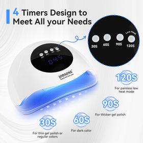 Lampe à ongles UV LED JODSONE avec écran LCD affichant le timer