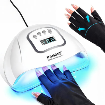 Lampe à ongles UV LED JODSONE vue de face avec affichage LCD