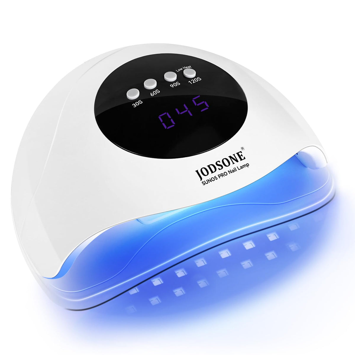 Lampe à ongles UV LED JODSONE vue de face, couleur blanche