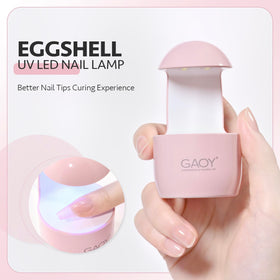 Lampe UV GAOY mini rose avec gel à ongles