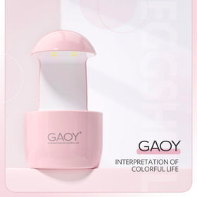 Lampe UV GAOY mini rose en utilisation