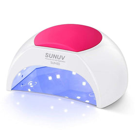 Lampe UV LED SUNUV pour Ongles en Gel, modèle rose vue de face