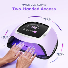 Lampe UV pour ongles Gugusure en utilisation avec mains