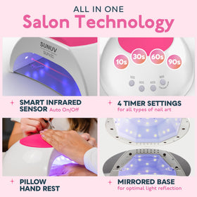 Lampe UV SUNUV avec minuterie pour le séchage des vernis