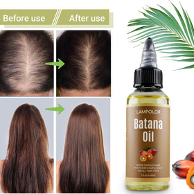 Lampolar Huile de Batana 100% Pure application sur cheveux