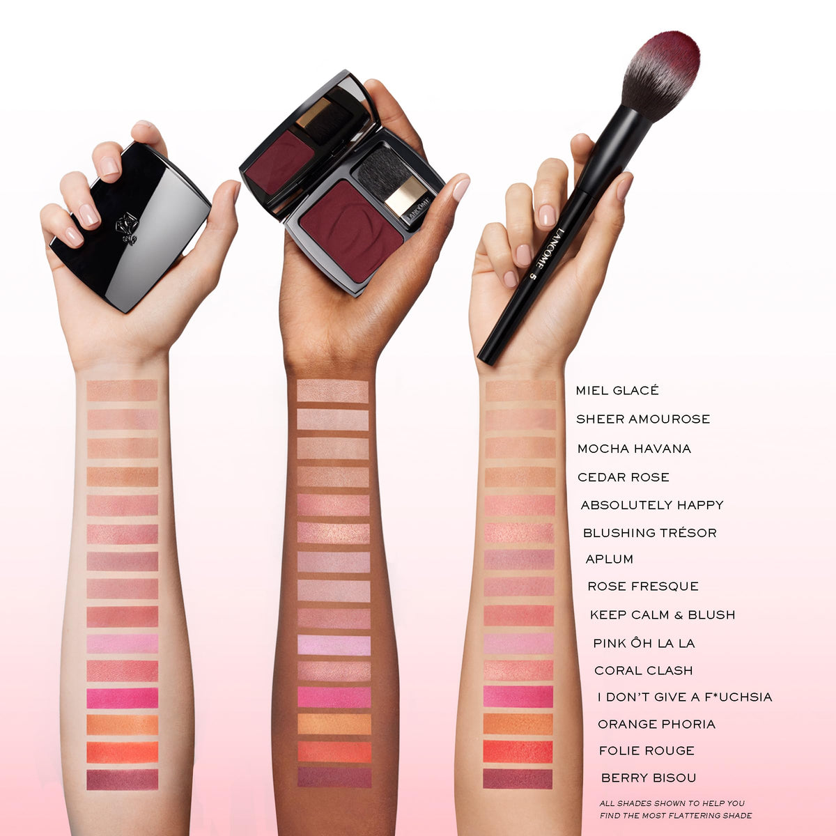 Lancôme Blush Subtil 900 Folie Rouge 9g texture poudre