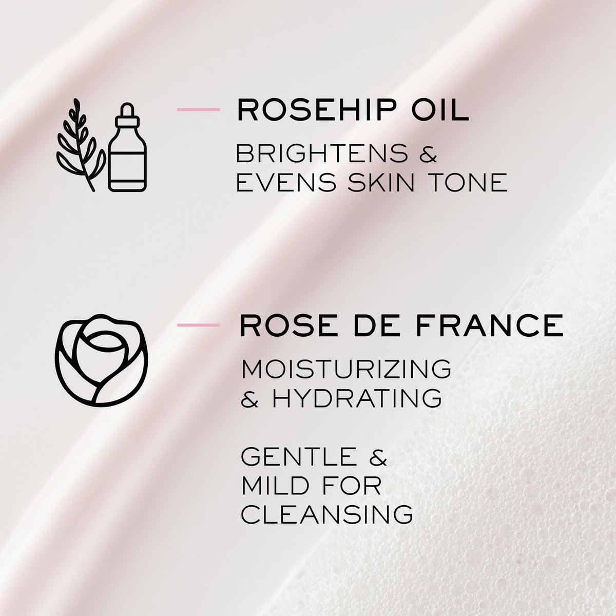 Lancôme Crème Mousse Confort en utilisation sur peau