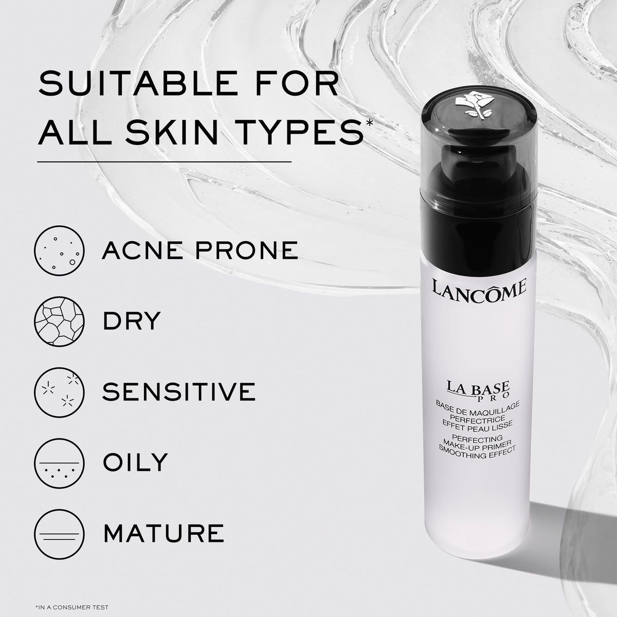 Lancôme La Base Pro Primer, application sur le visage