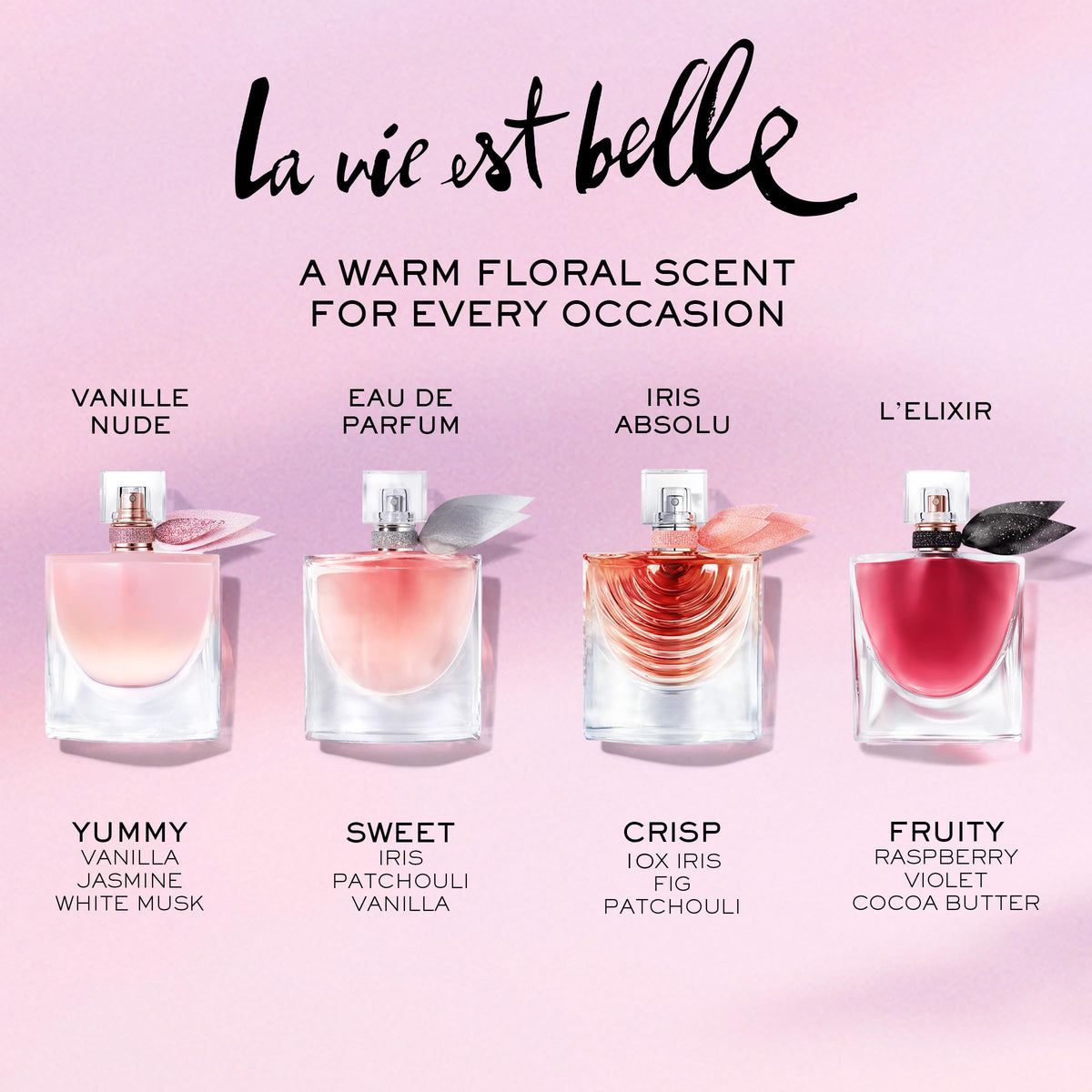 Lancôme La Vie Est Belle Rose Extraordinaire 50ml avec accessoires
