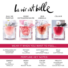 Lancôme La Vie Est Belle Rose Extraordinaire flacon sur table