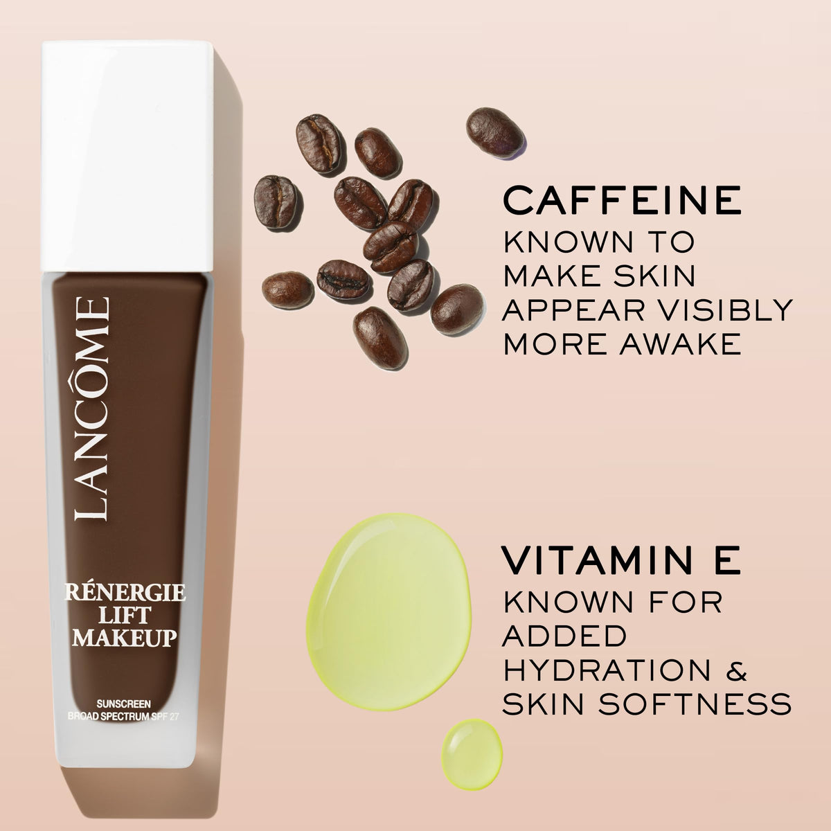 Lancôme Renergie Lift fond de teint hydratant avec accessoires de maquillage