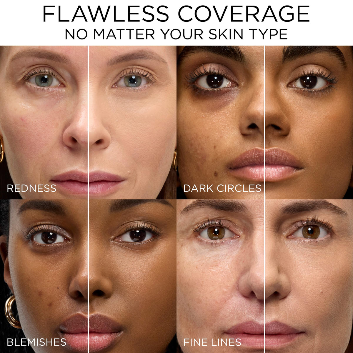 Lancôme Teint Idole Ultra Wear Correcteur 320 Bisque Warm application sur imperfections