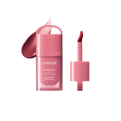 LANEIGE JuicePop Box Teint à Lèvres Lo-Fi Mauve 30g vue de face