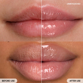 LANEIGE Lip Glowy Balm tube back view with ingredients