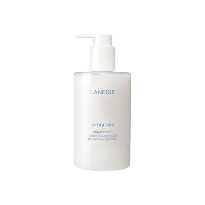 LANEIGE Tonique Hydratant Crème Peau 320 ml vue avant avec bouchon