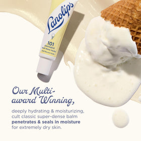 Lanolips Baume Multi-Usage 101 arrière, ingrédients
