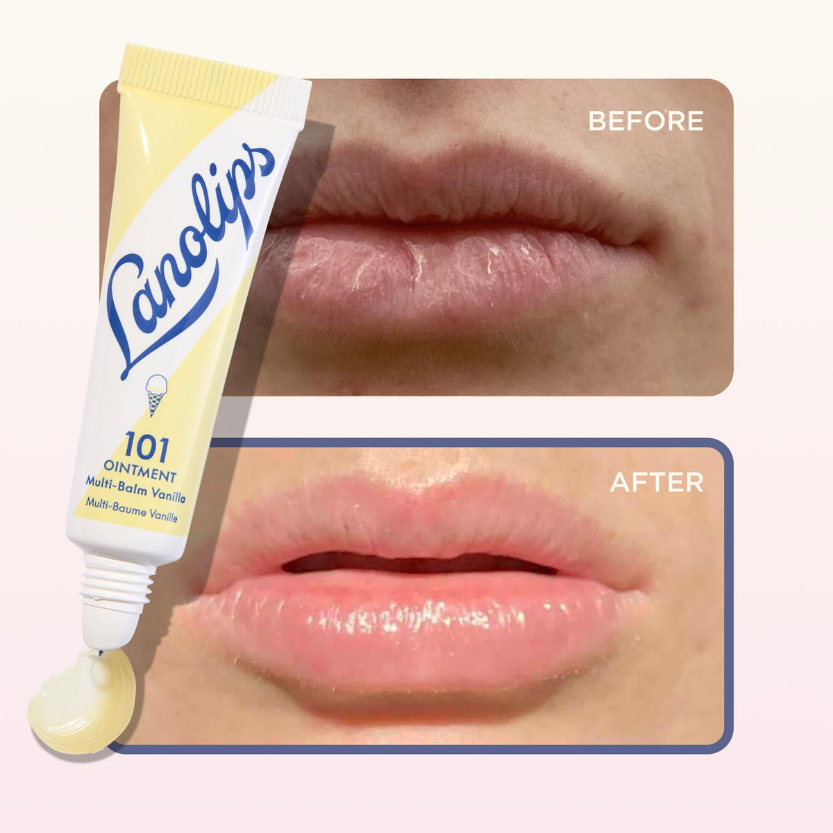 Lanolips Baume Multi-Usage 101 texture crémeuse