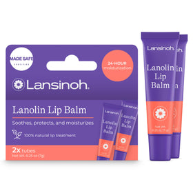 Lansinoh Baume à Lèvres Lanoline 2 Pack devant