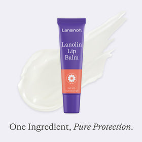 Lansinoh Baume à Lèvres Lanoline sur fond neutre