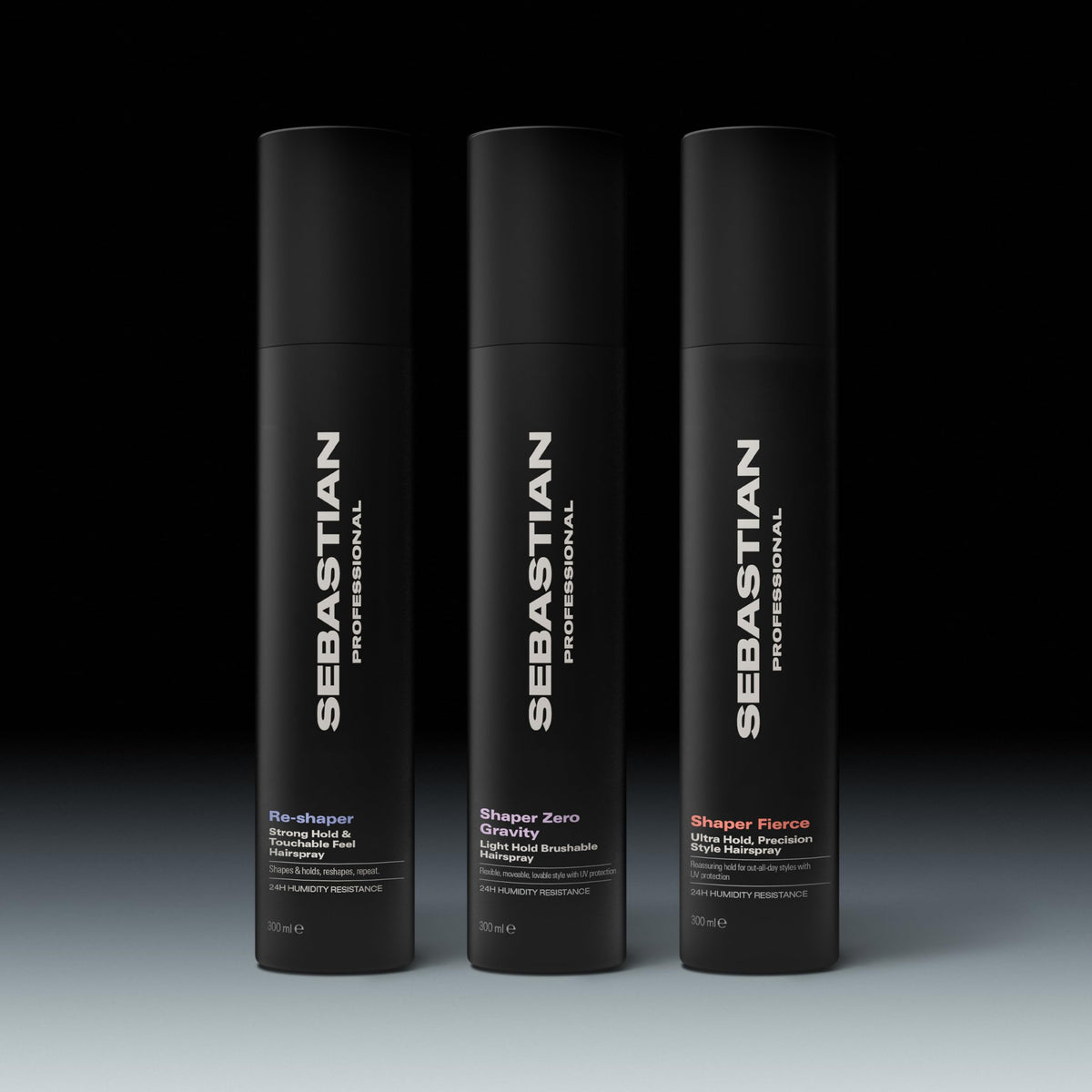Laque Professional Sebastian Re-Shaper avec accessoires de coiffure