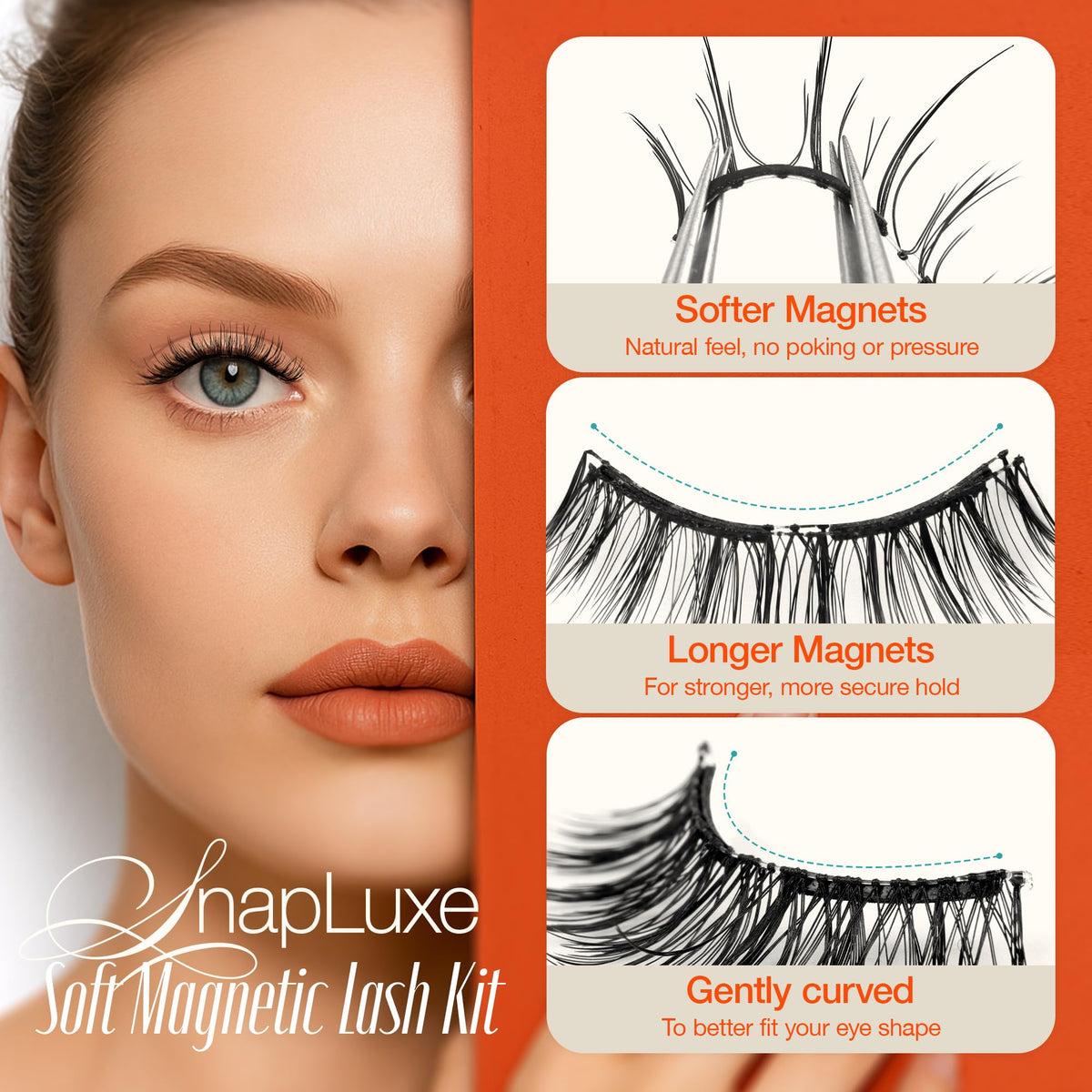 LASHVIEW Faux Cils Magnétiques avec accessoires