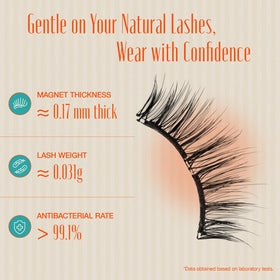 LASHVIEW Faux Cils Magnétiques en usage sur yeux