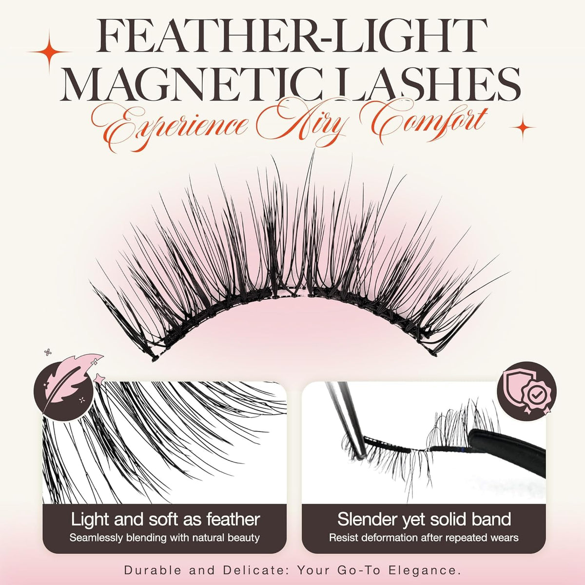 LASHVIEW Faux Cils Magnétiques RCM01-1 avec différents styles