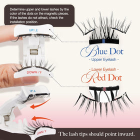 LASHVIEW Faux Cils Magnétiques RCM01-1 en usage quotidien