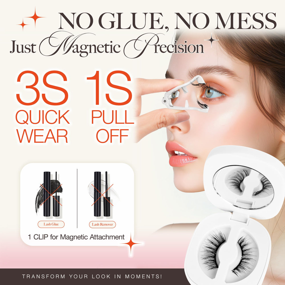 LASHVIEW Faux Cils Magnétiques RCM01 en boîte