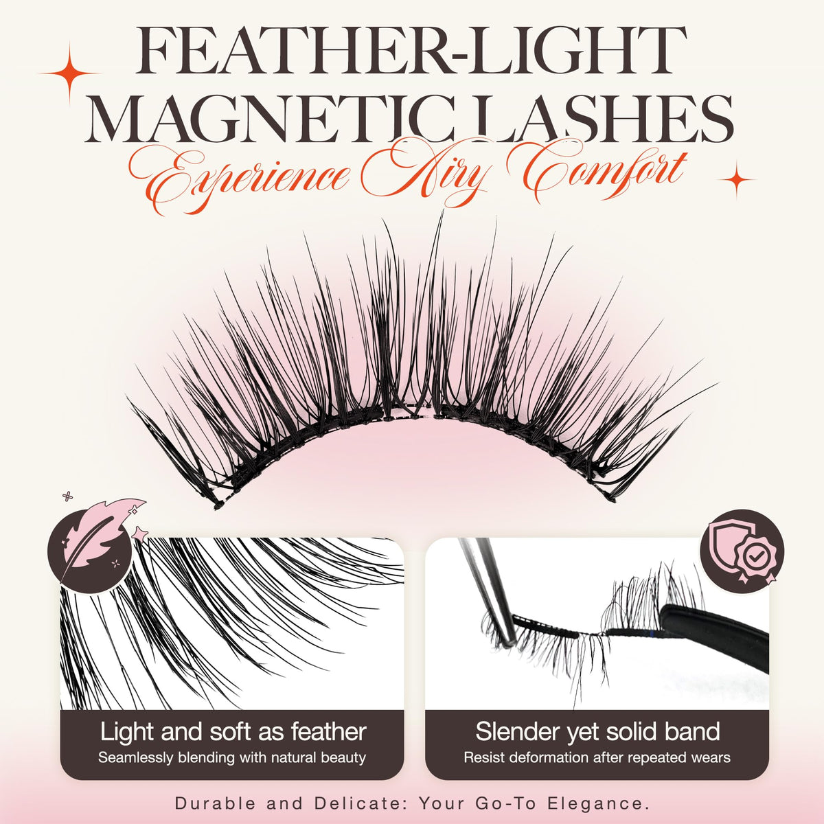 LASHVIEW Faux Cils Magnétiques RCM01 portés sur les yeux