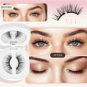 LASHVIEW Faux Cils Magnétiques, style naturel