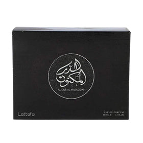 Lattafa Al Dur Al Maknoon Silver Eau de Parfum 100 ML vue latérale