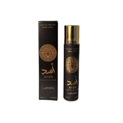 Lattafa Asad Eau de Parfum 12ml avec bouteille élégante
