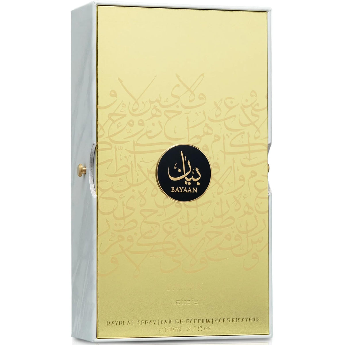 Lattafa Bayaan Eau de Parfum 100 ml avec fond élégant